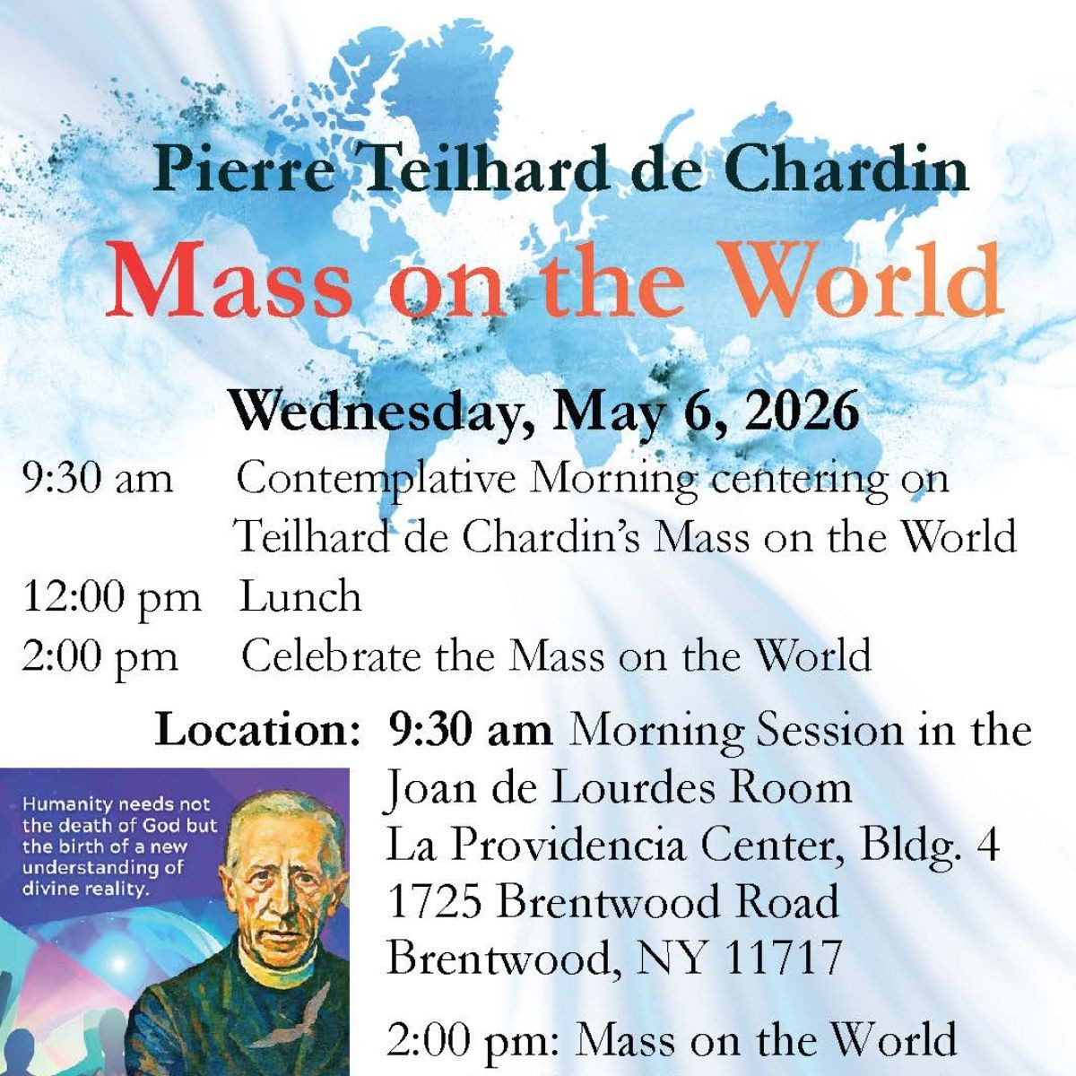 Teilhard: Mass on the World