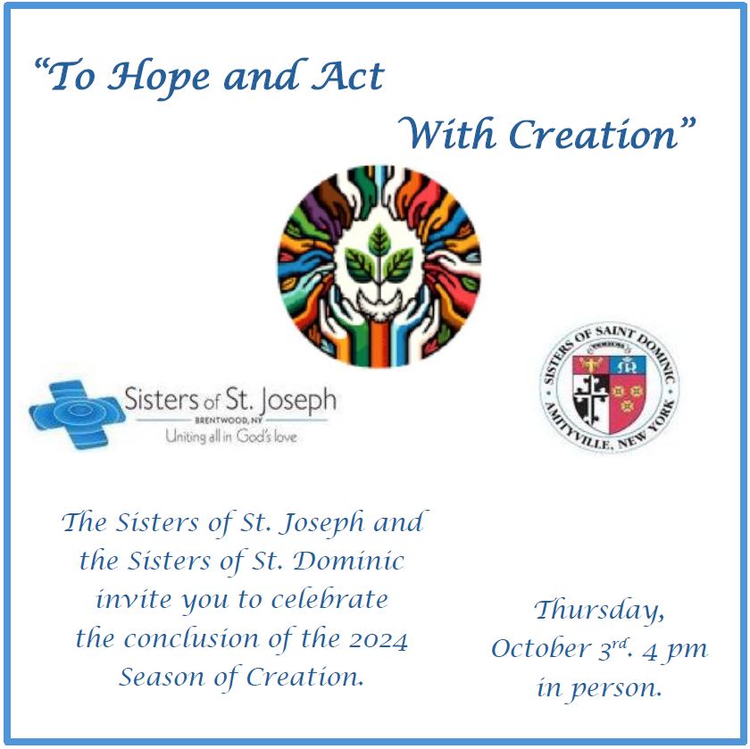 To Hope and Act with Creation