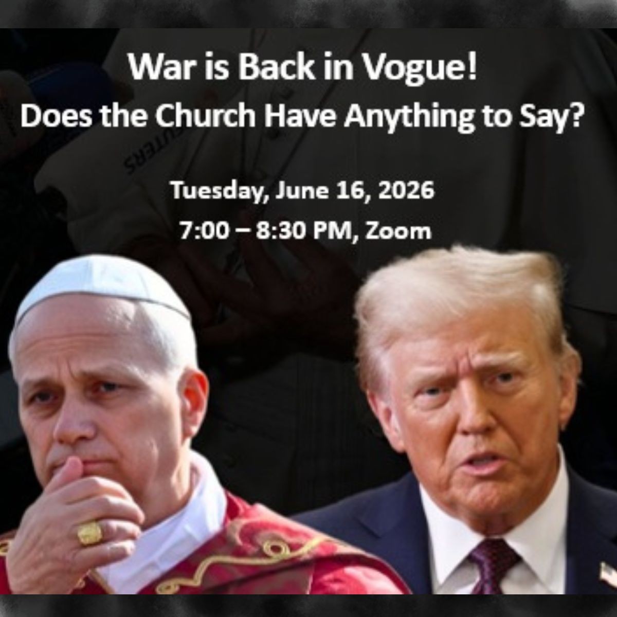 War is Back in Vogue!  Does the Church have Anything to Say?